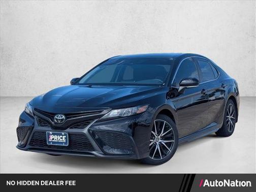 Midnight Black Metallic 2023 Toyota Camry SE