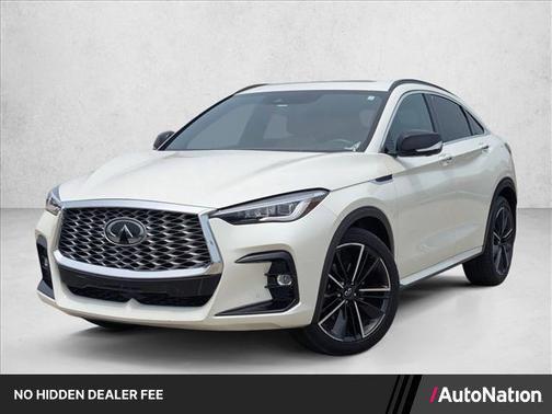 Majestic White 2023 INFINITI QX55 SENSORY