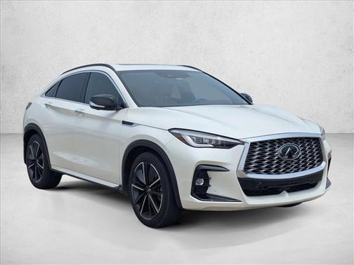 Majestic White 2023 INFINITI QX55 SENSORY