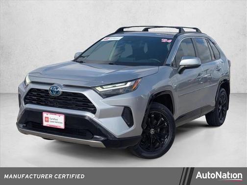 Silver Sky Metallic 2024 Toyota RAV4 Hybrid SE