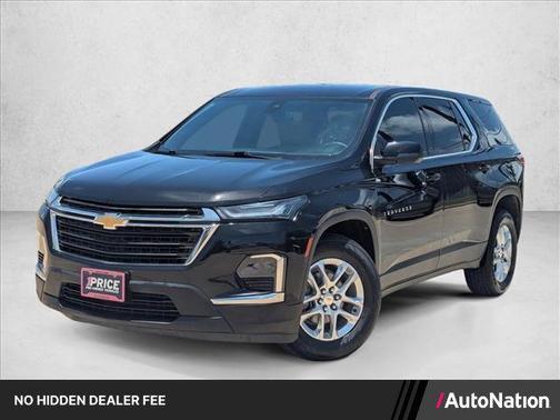 Mosaic Black Metallic 2022 Chevrolet Traverse LS