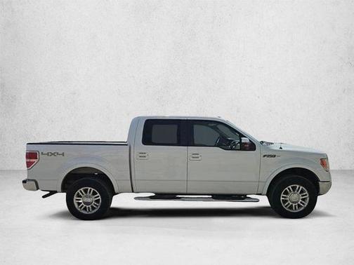 White Platinum Metallic Tri-Coat 2012 Ford F-150 Lariat