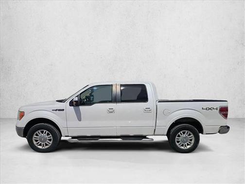 White Platinum Metallic Tri-Coat 2012 Ford F-150 Lariat