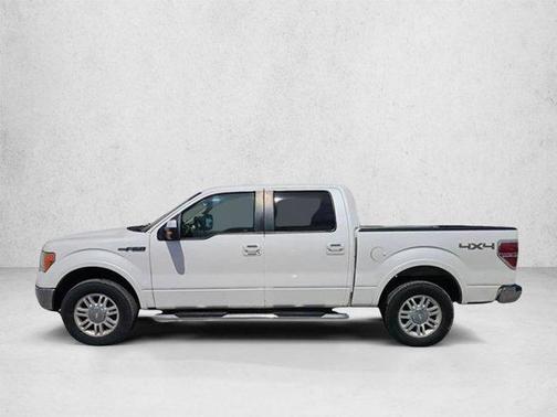 White Platinum Metallic Tri-Coat 2012 Ford F-150 Lariat