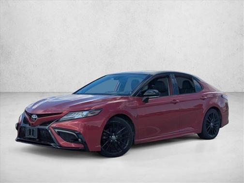 Supersonic Red/Midnight Black Metallic 2022 Toyota Camry XSE