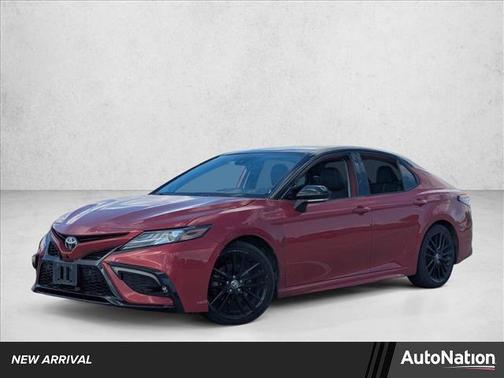 Supersonic Red/Midnight Black Metallic 2022 Toyota Camry XSE