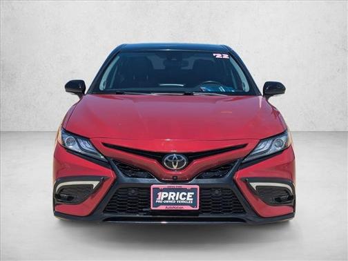Supersonic Red/Midnight Black Metallic 2022 Toyota Camry XSE