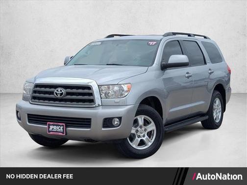Silver Sky Metallic 2017 Toyota Sequoia SR5