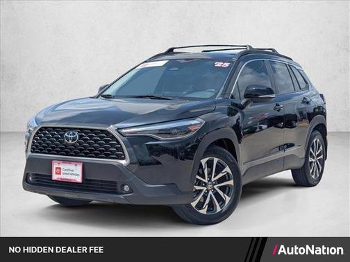 Jet Black 2025 Toyota Corolla Cross XLE