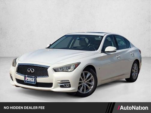 Moonlight White 2014 INFINITI Q50 Premium