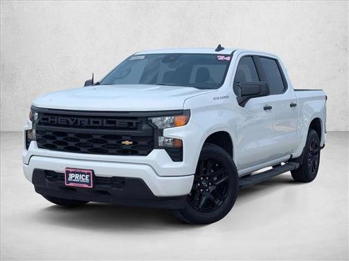 Summit White 2024 Chevrolet Silverado 1500 Custom