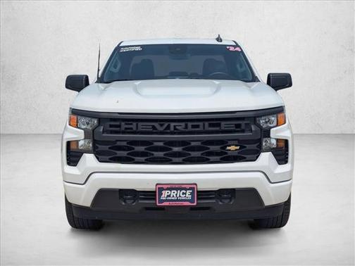 Summit White 2024 Chevrolet Silverado 1500 Custom