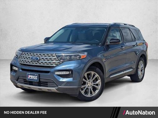 Blue Metallic 2020 Ford Explorer Limited