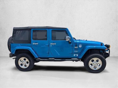 Hydro Blue Pearl Coat 2015 Jeep Wrangler Unlimited Sahara