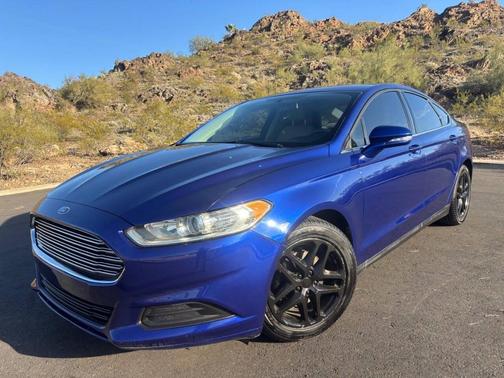 Deep Impact Blue 2016 Ford Fusion SE