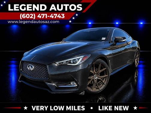 Black Obsidian 2017 INFINITI Q60 2.0t Premium