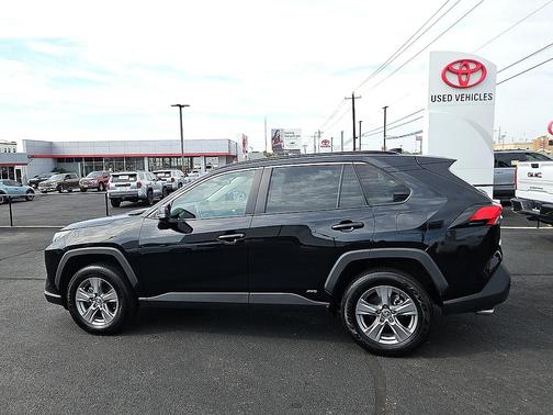 Midnight Black Metallic 2024 Toyota RAV4 Hybrid LE