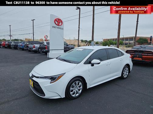 Ice Cap 2026 Toyota Corolla LE