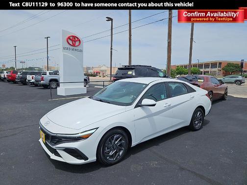 Serenity White 2024 Hyundai ELANTRA SEL