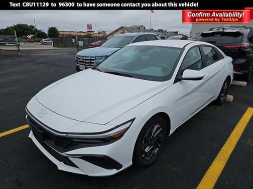 Serenity White Pearl 2024 Hyundai ELANTRA SEL