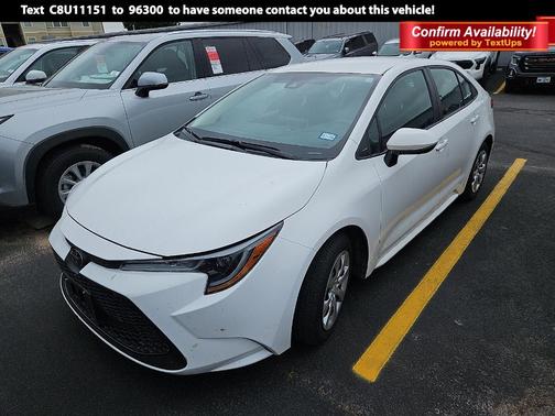 WHITE 2020 Toyota Corolla LE