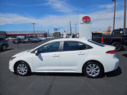 WHITE 2020 Toyota Corolla LE