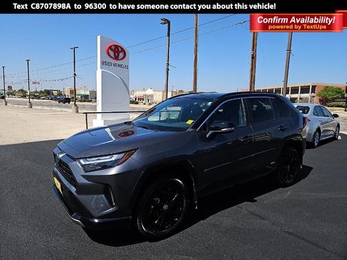 Blizzard Pearl/Midnight Black Metallic 2022 Toyota RAV4 Hybrid SE