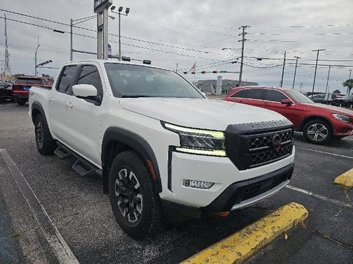 Glacier White 2023 Nissan Frontier PRO-X