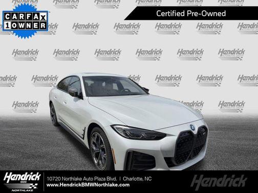 Mineral White Metallic 2024 BMW i4 Gran Coupe M50