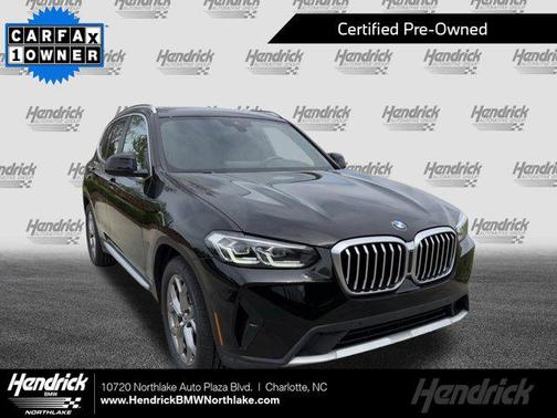 Jet Black 2022 BMW X3 sDrive30i