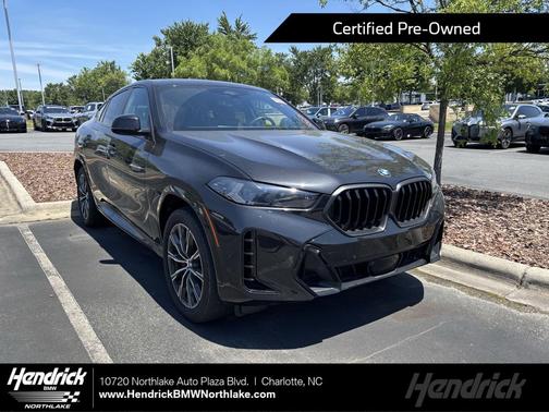 Black Sapphire Metallic 2025 BMW X6 xDrive40i