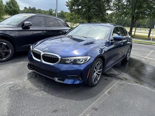 Mediterranean Blue Metallic 2020 BMW 330 330i