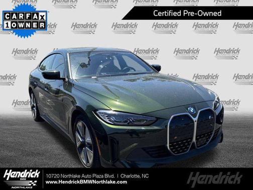 San Remo Green Metallic 2023 BMW i4 Gran Coupe eDrive40