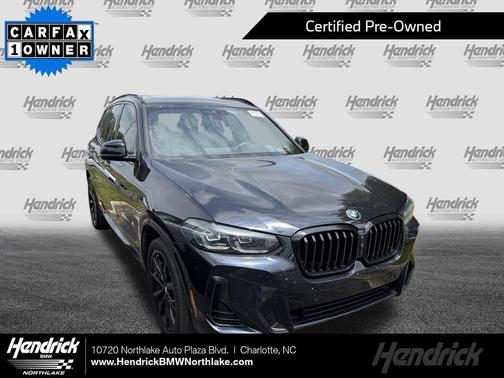 Carbon Black Metallic 2024 BMW X3 sDrive30i