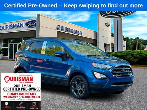 LIGHTNING BLUE METALLIC 2018 Ford EcoSport SES