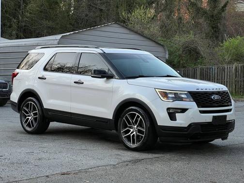 WHITE PLATINUM MET TRI-COAT 2019 Ford Explorer SPORT