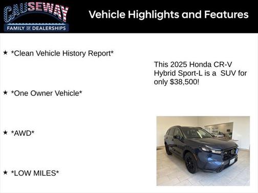 2025 Honda CR-V Hybrid Sport-L