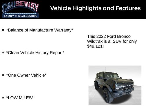 2022 Ford Bronco Wildtrak
