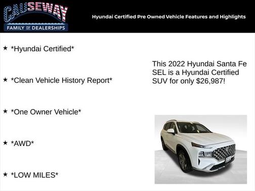 2022 Hyundai SANTA FE SEL 2.4