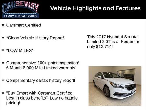 2017 Hyundai SONATA Limited 2.0T