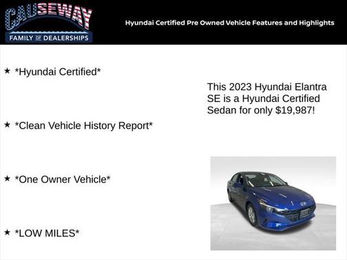 2023 Hyundai ELANTRA SE