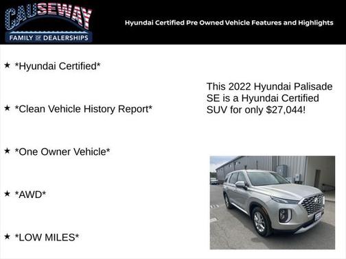 2022 Hyundai PALISADE SE