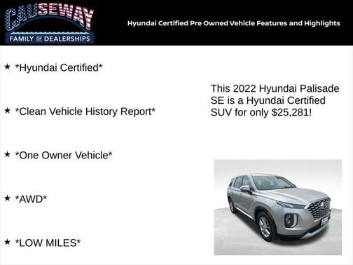 2022 Hyundai PALISADE SE