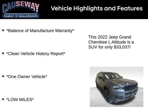 2022 Jeep Grand Cherokee L Altitude