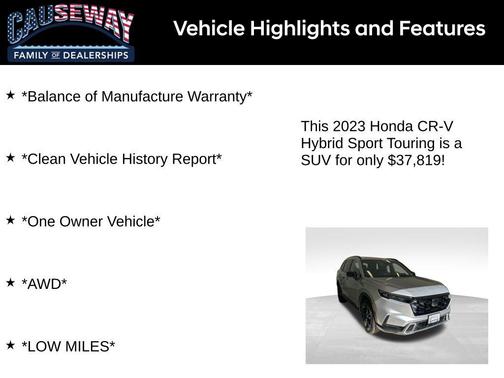 2023 Honda CR-V Hybrid Sport Touring AWD