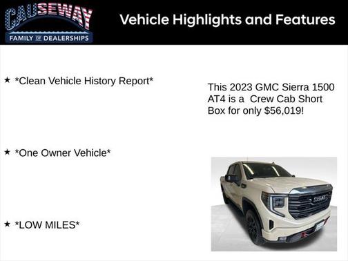 2023 GMC Sierra 1500 AT4
