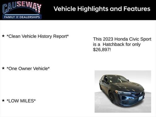 2023 Honda Civic Sport
