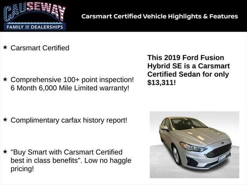 2019 Ford Fusion Hybrid SE