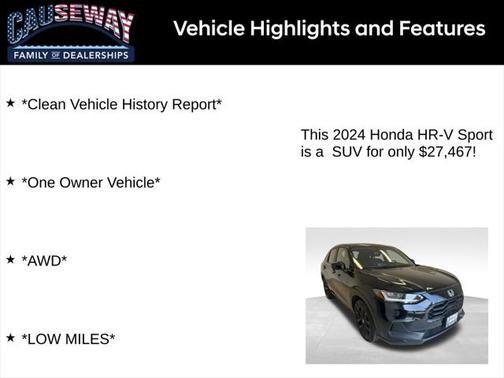2024 Honda HR-V AWD Sport