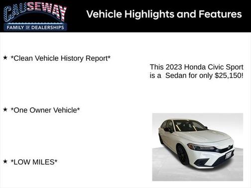 2023 Honda Civic Sport